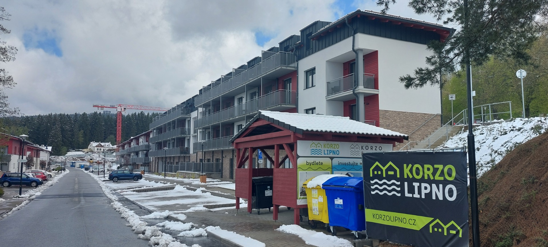 Korzo Lipno – rozsáhlý apartmánový komplex v Lipně nad Vltavou